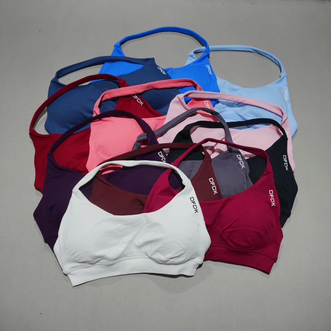 Push Up Bra Padded - DFDK Women Seamless Sports Bra High