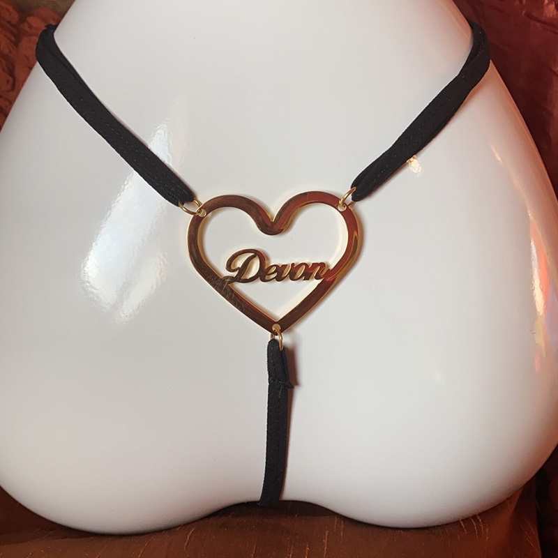 Thong Bikini Women - Sexy Waist Body Chain Custom Heart