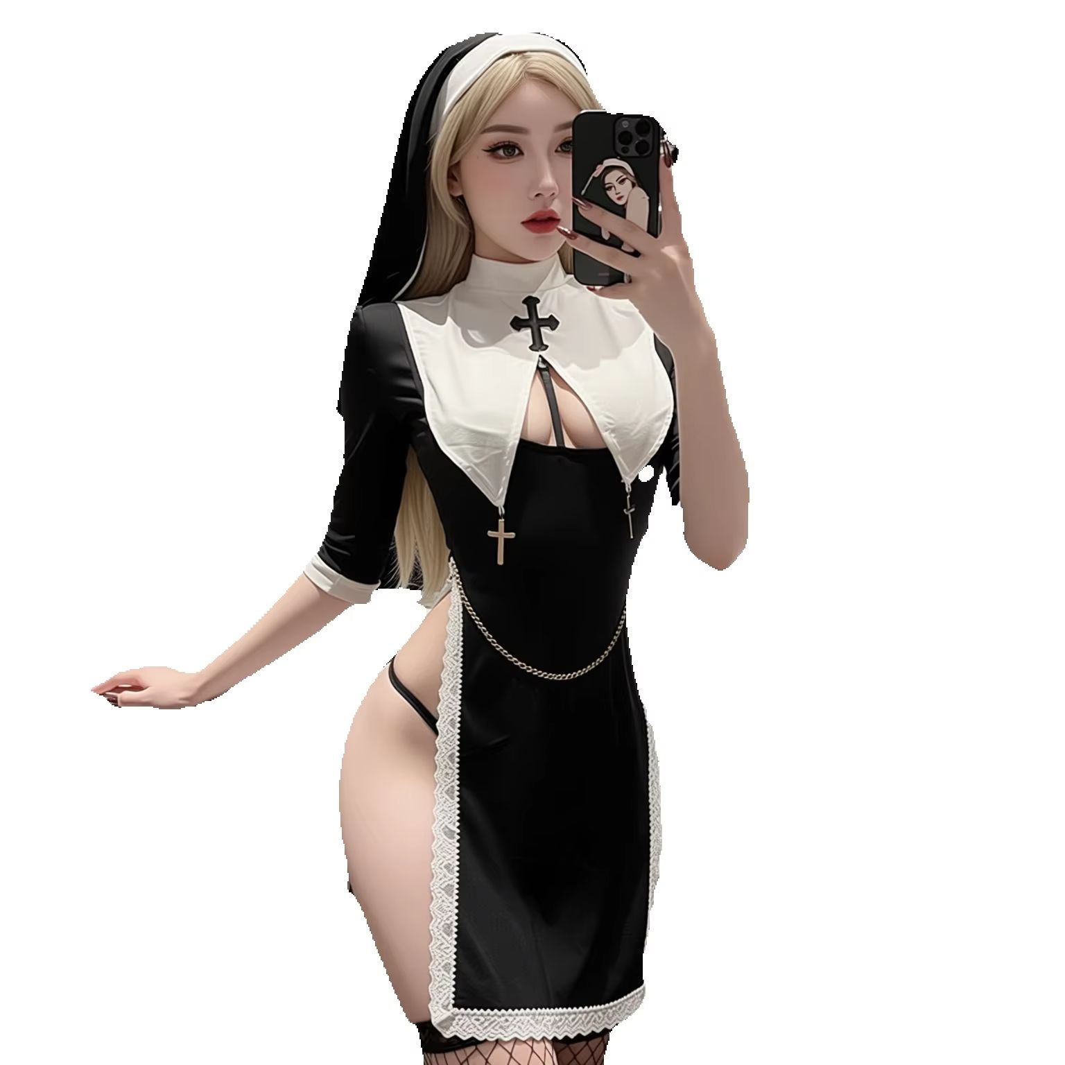 New Design Women's Sexy Hollow - Garter Belt Set 评论和价格