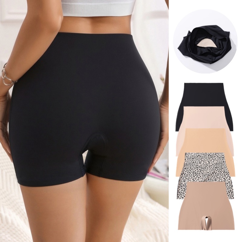 BZEL 5PCS Womens High Waist Bo - Boyshort Underwear 评论和价格